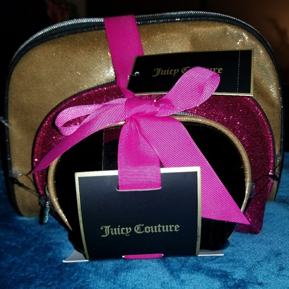 Juicy Couture makeup/travel bags